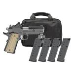 Springfield Gear Pac 1911 Operator AOS Handgun 9mm Luger 9rd Magazines(4) 4.25" Barrel Green Dot & Bag