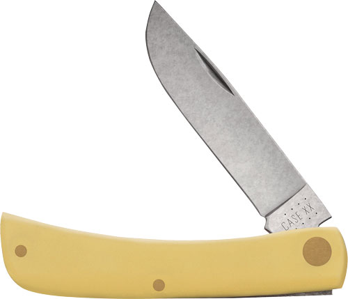 CASE KNIVES YELLOW SYNTHETIC - SMOOTH SOD BUSTER JR