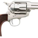 Taylors & Company 550818 Runnin Iron 45 Colt (LC) Caliber with 3.50" Barrel, 6rd Capacity Cylinder, Overall Stainless Steel Finish & Checkered Walnut Grip