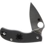 Spyderco C127PBK Urban Lightweight 2.61" Folding Drop Point Plain N690Co SS Blade Black FRN Handle Includes Pocket Clip