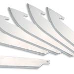Outdoor Edge RR306 Replacement Blades RazorLite Drop Point 3" 420J2 Stainless Steel Blade Silver 6 Blades