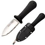 Cold Steel 42SS Super Edge  2" Fixed Part Serrated Japanese AUS-8A SS Blade/ Black Kray-Ex Handle Includes Sheath