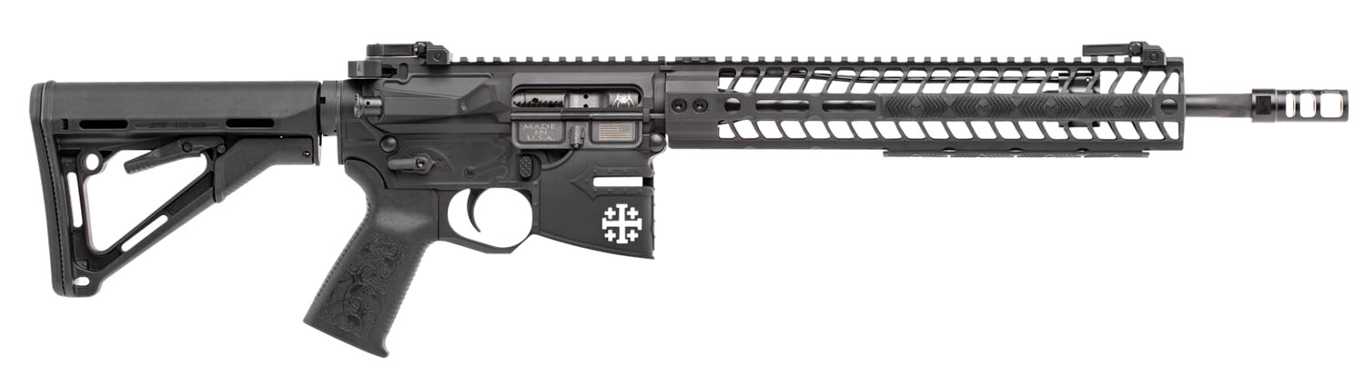 Spikes STR5620M2R Rare Breed Crusader  5.56x45mm NATO 14.50" No Magazine Black Hard Coat Anodized Adjustable Magpul CTR Stock