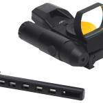 Firefield FF26023 Impact Duo Reflex Sight Matte Black 1 x 31 mm x 22 mm 3 MOA/5 MOA Red Dot Multi Reticle Red Laser