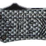 CobraTec Knives SCFCTK1STNS CTK-1  Small 2.75" OTF Tanto Plain D2 Steel Blade/Carbon Fiber Aluminum Handle Features Glass Breaker Includes Pocket Clip