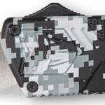 CobraTec Knives WDCCTLETNS Lightweight  3.25" OTF Tanto Plain D2 Steel Blade/Winter Digi Camo Aluminum Handle Includes Pocket Clip