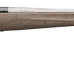 Browning 035514297 X-Bolt Western Hunter Long Range 300 PRC 3+1 26" MB Matte Blued Spider Webbed Flat Dark Earth Cerakote Hard Core Fiber-Fusion with Adjustable Comb Stock Right Hand (Full Size)