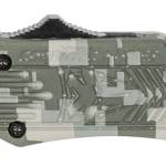 CobraTec Knives SADCCTK1SDAGNS CTK-1  Small 2.75" OTF Dagger Plain D2 Steel Blade/Winter Digi Camo Aluminum Handle Features Glass Breaker Includes Pocket Clip