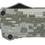 CobraTec Knives LADCCTK1LTS CTK-1  Large 3.75" OTF Tanto Part Serrated D2 Steel Blade/Army DigiCamo Aluminum Handle Features Glass Breaker Includes Pocket Clip