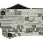 CobraTec Knives LADCCTK1DAGNS CTK-1  Large 3.75" OTF Dagger Plain D2 Steel Blade/Army DigiCamo Aluminum Handle Features Glass Breaker Includes Pocket Clip