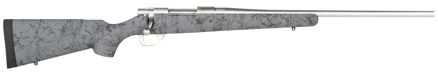 Howa HHS62511 M1500 HS Precision 6.5 Creedmoor 5+1 22", Stainless Steel Metal Finish & Gray Black Webbed Fixed HS Precision Stock