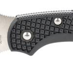Spyderco C28FPWCBK2 Dragonfly 2 Lightweight 2.28" Folding Wharncliffe Plain VG-10 SS Blade Black Bi-Directional Texturing FRN Handle Includes Pocket Clip