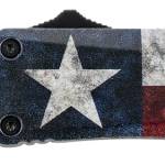 Templar Knife SCAP631 Gen II Captain Small 2.69" OTF Drop Point Part Serrated Black Oxide Stonewashed 440C SS Blade, 4.31" Red/White/Blue w/Star Aluminum Handle Glass Breaker