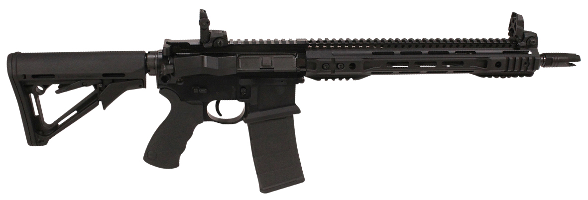 Franklin Armory 1241BLK M4 XTD 5.56x45mm NATO 16" 30+1 Black Hard Coat Anodized Salt Bath Nitride Adjustable Magpul CTR Stock Black Ergo Ambi SureGrip Grip Right Hand
