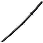Cold Steel CS92BKKC Bokken Training Sword 30" Fixed Plain Black Polypropylene Blade 11.50" Black Imitation Cord Wrap Polypropylene Handle