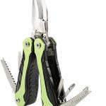 AccuSharp 084C Gardener's  Black/Green Folding Plain Blade