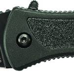 Smith & Wesson Knives SWATMBCP S.W.A.T.  3.20" Folding Plain Black 4034 SS Blade Black Aluminum Handle Includes Pocket Clip