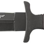 Smith & Wesson Knives SWHRT9BCP H.R.T.  4.75" Fixed Spear Point Plain 7Cr17MoV High Carbon SS Blade Thermoplastic Rubber Handle 9" OAL