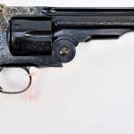 Taylors & Company 550643 Top Break Schofield 45 Colt (LC) Caliber with 7" Barrel, 6rd Capacity Cylinder, Overall Blued Engraved Finish Steel & Walnut Grip