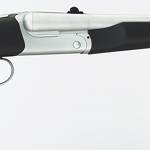 Taylors & Company 210248 Alaskan Howdah Pedersoli 45 Colt (Long Colt) SA 410 Gauge 2 Shot 10.25" Matte Chrome Octagon Barrel, Matte Chrome Steel Frame, Black Rubber Grip