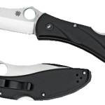 Spyderco C66PBK3 Centofante 3  3.14" Folding Drop Point Plain VG-10 SS Blade Black FRN Handle Includes Pocket Clip
