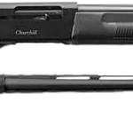 Akkar 111225 Churchill 220 Combo 20 Gauge with 18.50" or 26" Barrel, 3" Chamber, 5+1 Capacity, Blued Metal Finish & Black Synthetic Right Hand (Full Size)