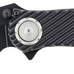 CRKT 2640 Clever Girl  4.10" Folding Plain Black Powder Coated D2 Steel Blade/ Black G10 Handle Includes Pocket Clip