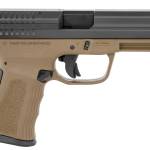 FMK G9C1G2BRTSS 9C1 G2 9mm Luger 14+1 4" Black Stainless Steel Barrel, Black Serrated Carbon Steel Slide, Burnt Bronze Polymer Frame w/Picatinny Rail, Black Backstrap Grip