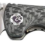 Southern Grind SG06050008 Spider Monkey 3.25" Folding Tanto Plain Satin S35VN SS Blade, 4.19" Black Textured Carbon Fiber Handle, Includes Pocket Clip