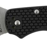 Spyderco BY01PSBK2 Byrd Harrier 2 Lightweight 3.36" Folding Part Serrated 3Cr13MoV SS Blade Black  Textured FRN Handle Includes Pocket Clip