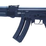 Mauser Rimfire 4070024 AK-47 22 LR 24+1 16.50" Barrel, Steel Receiver, Black Metal Finish, Adjustable Rear Sight, Black Wood Furniture