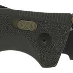 S.O.G SOG11120341 Trident AT 3.70" Folding Clip Point Plain Black TiNi Cryo D2 Steel Blade/Olive Drab w/FDE Accents GRN Handle Features Line Cutter/Glass Breaker