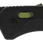 S.O.G SOG11410941 Aegis AT 3.13" Folding Drop Point Plain Black TiNi Cryo D2 Steel Blade/Black w/Moss Accents GRN Handle