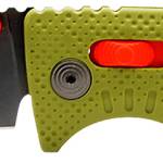 S.O.G SOG12790357 Altair XR 3.20" Folding Plain Bead Blasted Cryo CPM 154 SS Blade/ Field Green w/Stone Blue Accents GRN Handle