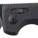 S.O.G SOG15380757 SOG-TAC Auto Compact 2.94" Folding Straight Back Plain Black TiNi Cryo D2 Steel Blade Black Micro-Textured Anodized Aluminum Handle Includes Pocket Clip