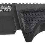 S.O.G SOG17220157 Recondo FX 4.60" Fixed Plain Satin TiNi Full Tang Cryo 440C SS Blade/ Black Overmolded GRN Handle