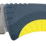 S.O.G SOG17410141 Aegis FX 3.70" Fixed Drop Point Plain Stonewashed 4116 Krupp SS Blade, Indigo w/Acid Accents GRN Handle, Includes Sheath