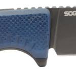 S.O.G SOG17790157 Altair FX  3.40" Fixed Clip Point Plain Satin TiCN Cryo CPM 154 SS Blade, Squid Ink Black GRN Handle, Includes Sheath