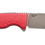 S.O.G SOG17790257 Altair FX  3.40" Fixed Clip Point Plain Satin TiCN Cryo CPM 154 SS Blade, Canyon Red GRN Handle, Includes Sheath