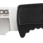 S.O.G SOGFK1001CP Field  4" Fixed Clip Point Plain Satin 7Cr17MoV SS Blade Black TPR Handle Includes Sheath
