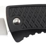 S.O.G SOG-TD1011-C Traction  3.50" Folding Clip Point Plain Satin 5Cr13MoV SS Blade Black Textured GRN Handle Includes Pocket Clip