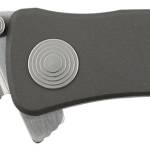 S.O.G SOGTWI8CP Twitch II 2.65" Folding Drop Point Plain Satin AUS-8A SS Blade Gray Anodized Aluminum Handle Includes Belt Clip