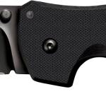 Cold Steel CS27BS Recon 1 4" Folding Spear Point Plain DLC Coated American S35VN Blade/Black G10 Handle Includes Pocket Clip