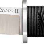 Cold Steel CS-17DB Kyoto II 3.38" Fixed Plain Tanto 8Cr13MoV SS Blade/Black Contoured Kray-Ex Handle