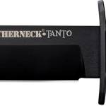 Cold Steel CS-39LSFCT Leatherneck 7" Fixed Plain Tanto Black Matte Powder Coat German D2 Steel Blade/Black Deep Checkered w/double Quillon Guard/ Griv-Ex Handle