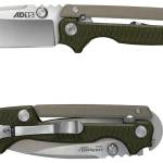 Cold Steel CS58SQ AD-15 3.50" Folding Plain Spear Point S35VN SS Blade/Black Scales Aluminum/G10 Handle