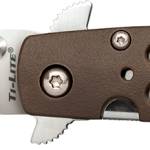 Cold Steel CS-26SK4 Ti-Lite  4" Folding Plain Kris AUS 10A Steel Blade/Flat Dark Earth Griv-Ex Handle