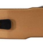 Templar Knife LAAB221 Premium LW  Large 3.50" OTF Tanto Plain Black Oxide Stonewashed Powdered D2 Steel Blade, 5.25" Bronze Anodized Aluminum Handle