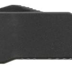 Templar Knife CABR321 Premium LW Micro 1.85" OTF Drop Point Plain Black Oxide Stonewashed D2 Steel Blade, 3.50" Black Aluminum Handle, California Legal