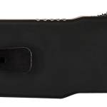 Templar Knife LZBR121 Premium Weighted Large 3.55" OTF Dagger Plain Black Oxide Stonewashed D2 Steel Blade, 5.25" Black Aluminum/Rubber Handle